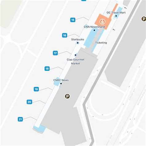 John Wayne Airport Terminal A Map at Corazon Stafford blog