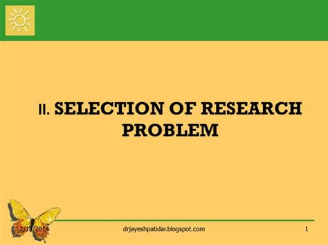 Image result for Selection of Problem
