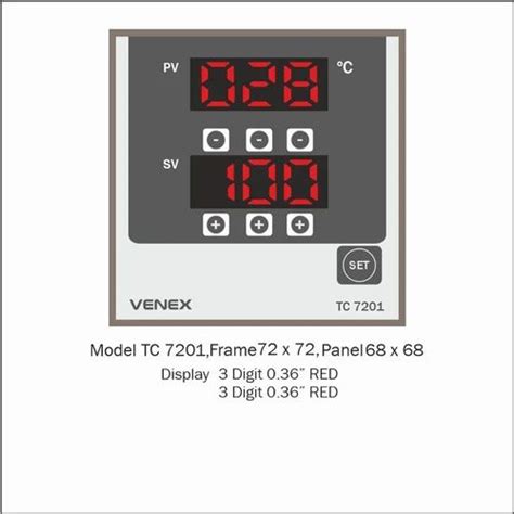 Manufacturer of TEMPERATURE CONTROLLER & digital panel meter by Vbtron ...