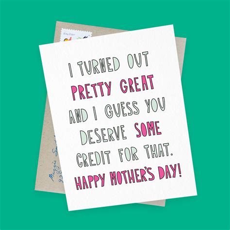 Funny Mothers Day Cards Printable