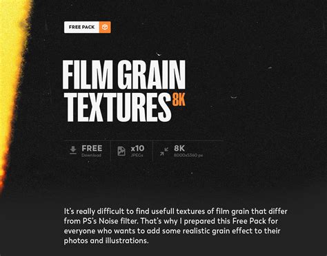 Film Grain Textures 8K FREE PACK - Adi Ulitski | Film grain texture ...