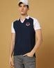 Buy Navy Blue & White Tshirts for Men by Being Human Online | Ajio.com