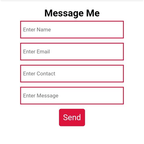 Image result for How Create a Contact Page in HTML