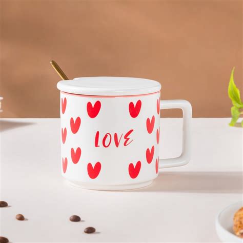 Heart Handle Mug Online - Premium Coffee Mug | Nestasia