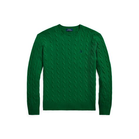 Cable-Knit Wool-Cashmere Jumper for Men | Ralph Lauren® IN