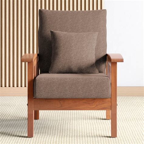 Buy Abby Fabric 1-Seater Sofa - Customized Furniture from Home Centre ...