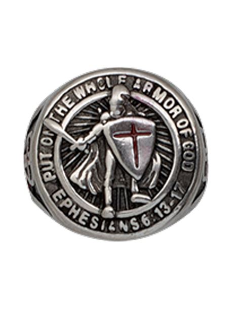 Templar warrior ring in metal, various sizes ⚔️ Medieval Shop