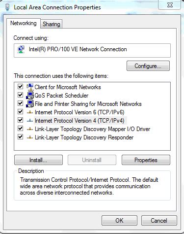 Rezultat imagine pentru Local Area Connection Properties