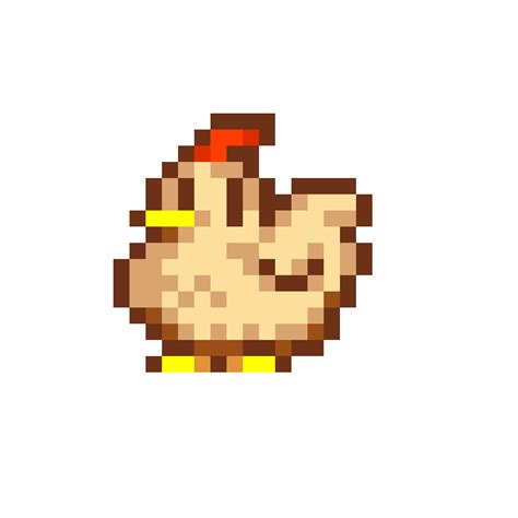 Pixilart - Stardew Valley Chicken by mrenderrules