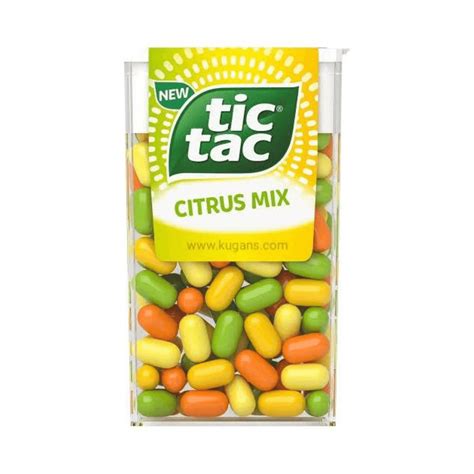 Tic Tac Citrus Mix 18g 24 Pack - Online Wholesaler | JGM Wholesale Limited