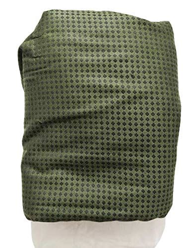 Buy Olive green Acrowool unstitched warm fabric 2.5 MTR by Syna fabrics ...