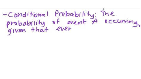 Image result for Definitional of Conditional Probability