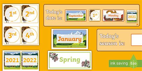 German Village Calendar Display