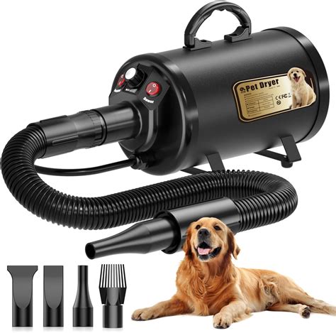 Amazon.com: Dog Dryer, High Velocity Dog Hair Dryer, Dog Blow Dryer ...