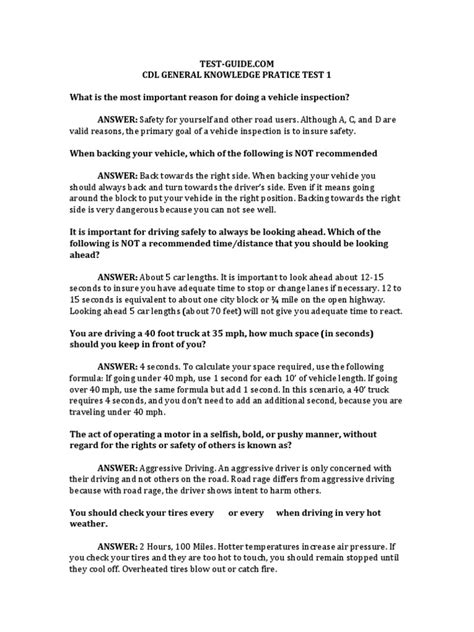 Image result for CDL Knowledge Exam