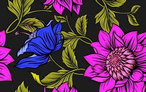 Wallpaper flowers, patterns, bright, leaves hd, picture, image