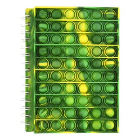 Smily Kiddos Pop it Fidget A5 Size Spiral Diary (Green) – Juplay World