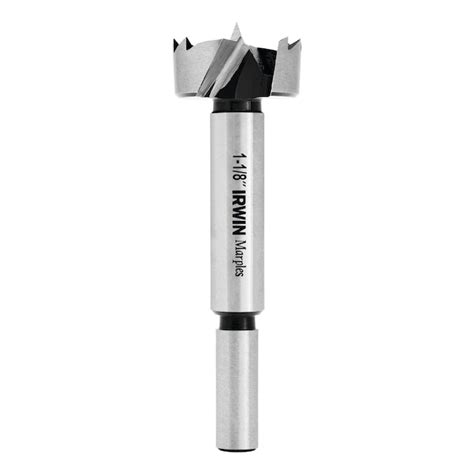IRWIN Marples 1-1/8-in x 3-11/16-in Woodboring Forstner Drill Bit ...