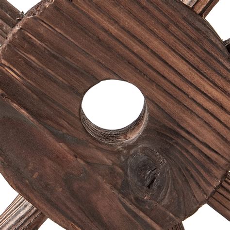 Trademark Innovations Decorative Vintage Garden Wagon Wheel Rim-24 ...