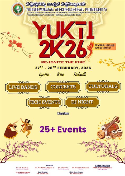 Yukti 2026: A National Techno-Cultural Fest at VTU - Studocu