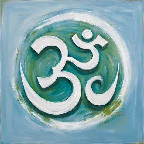 Om Symbol Painting - Canvas Artwork for Peaceful Living in Mumbai ...