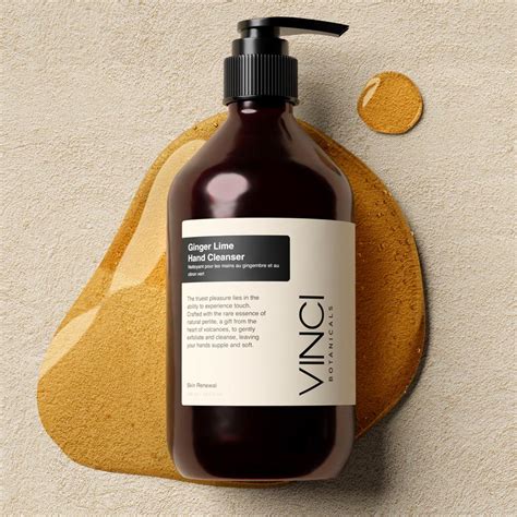 Ginger Lime Hand Cleanser – Vinci Botanicals