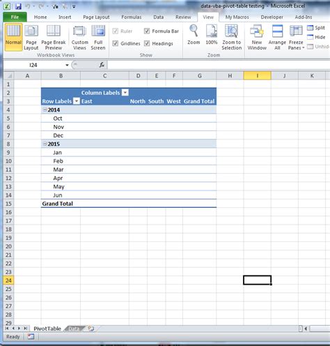 Image result for VBA Code for Pivot Table in Excel