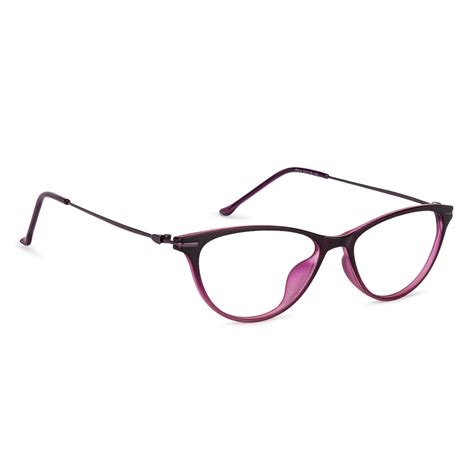 Buy Matte Purple Transparent Purple Full Rim Cat Eye Lenskart Air ...