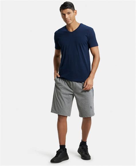 Buy Super Combed Cotton Rich Regular Fit Shorts with Side Pockets ...