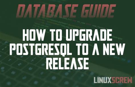 Image result for Upgrading PostgreSQL