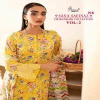Shree Fabs Sana Safinaz Chikankari Collection Vol-2 NX Wholesale ...