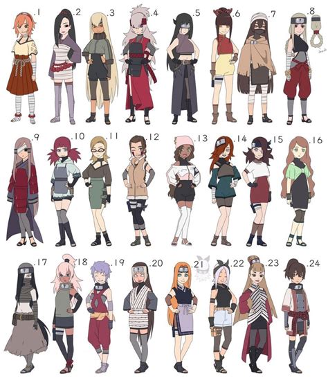 Naruto Female Characters List - Read Anime Online