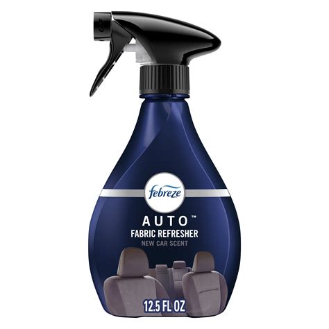 Febreze Auto Odor Spray Air Freshener Fabric Refresher, New Car Scent ...