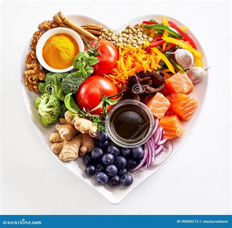 Heart Shaped Healthy Food