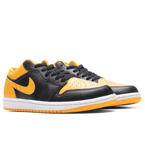 Air Jordan 1 Low - Black/Yellow Ochre/White – Feature