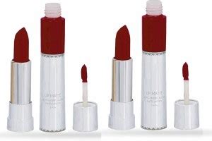 MYEONG Smudge Proof & Kiss Proof Lipstick pack of two - Price in India ...