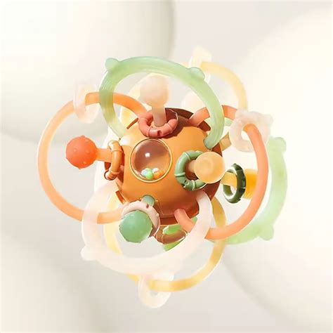 Silicone Baby Teether - Soft Rattle Teething Toys for Infants