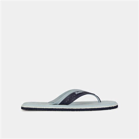 Bata sunshine blue flip flops for men | Bata