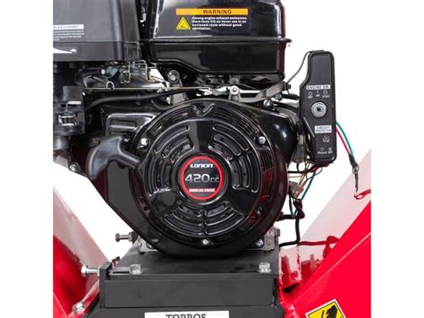 Broyeur de branches sur chenilles ø120mm 15CH 420cc essence démarrage ...