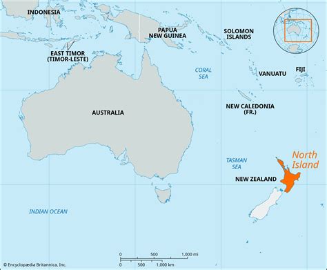 North Island Map