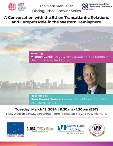 A Talk with the EU on Transatlantic Ties & Europe in the Western ...
