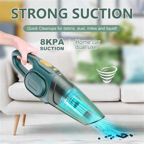 Buy Besunny Hand Vacuum Cordless, 8KPA Wet Dry Handheld Vacuum, Ultra ...