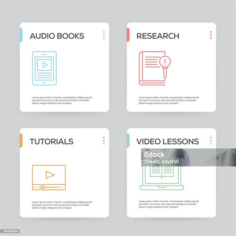 Elearning Infographic Design Template Stock Illustration - Download ...