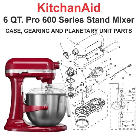 Kitchenaid Mix Master Parts at Mary Eklund blog