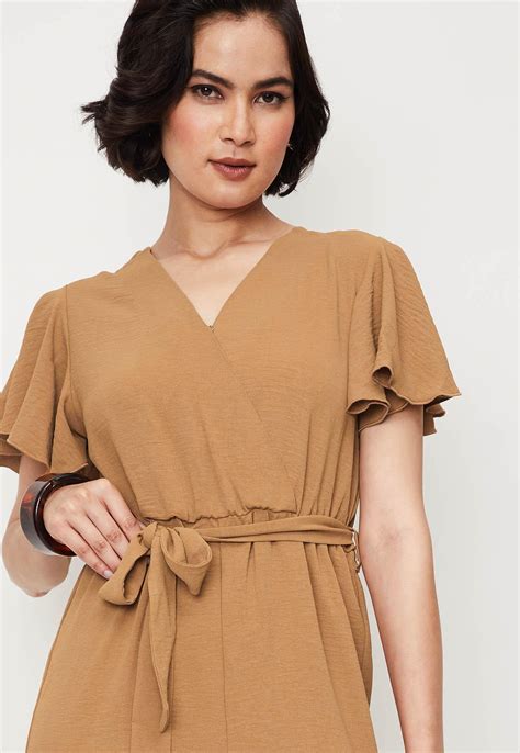 Buy Women Solid Tie-Up Wrap Jumpsuit Online at just Rs. 1599.0 ...