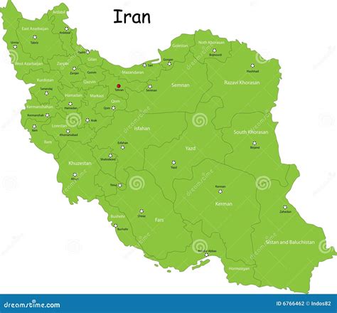 Iran Caspian Vector Map. Iran Republic Middle East Arab Map | CartoonDealer.com #178077963