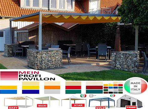 Pergola 5x5m Pavillon Zelt neu personalisierte Farben wasserdicht Zelt ...