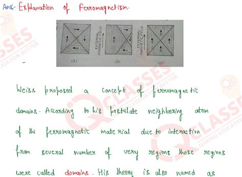 Class 12 ISC Physics Chapter Magnetic Classification of substance