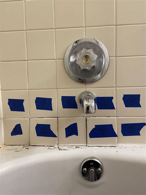 Wanted to recaulk the bathtub and one of the tiles pushed in…one week ...