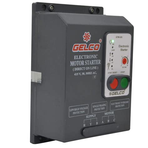 3 Phase Electronic Starter : GTW – Gelco Electronics Pvt. Ltd.